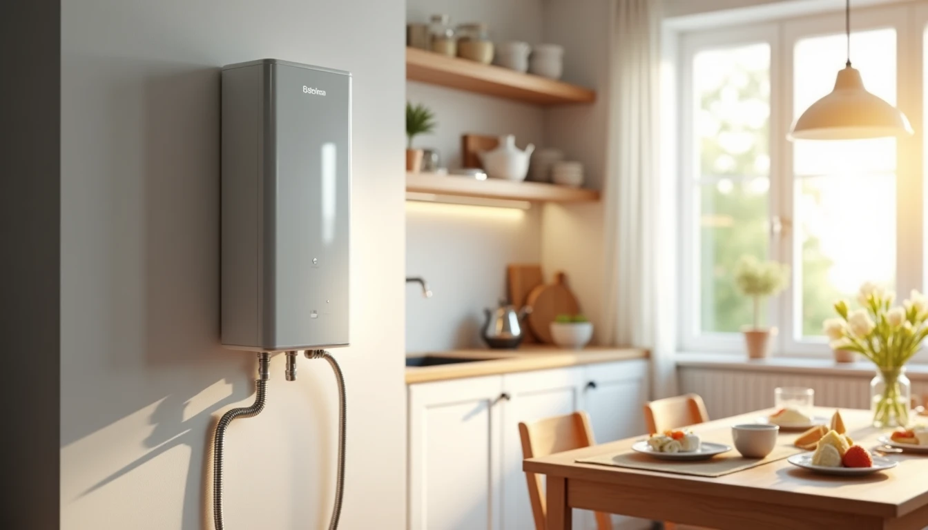 Chauffe eau électrique instantané : installer sans percer en 3 étapes